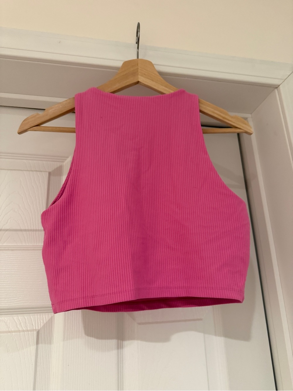 Alpine Design Pink Ribbed Crop Tank - Picture 4 of 6